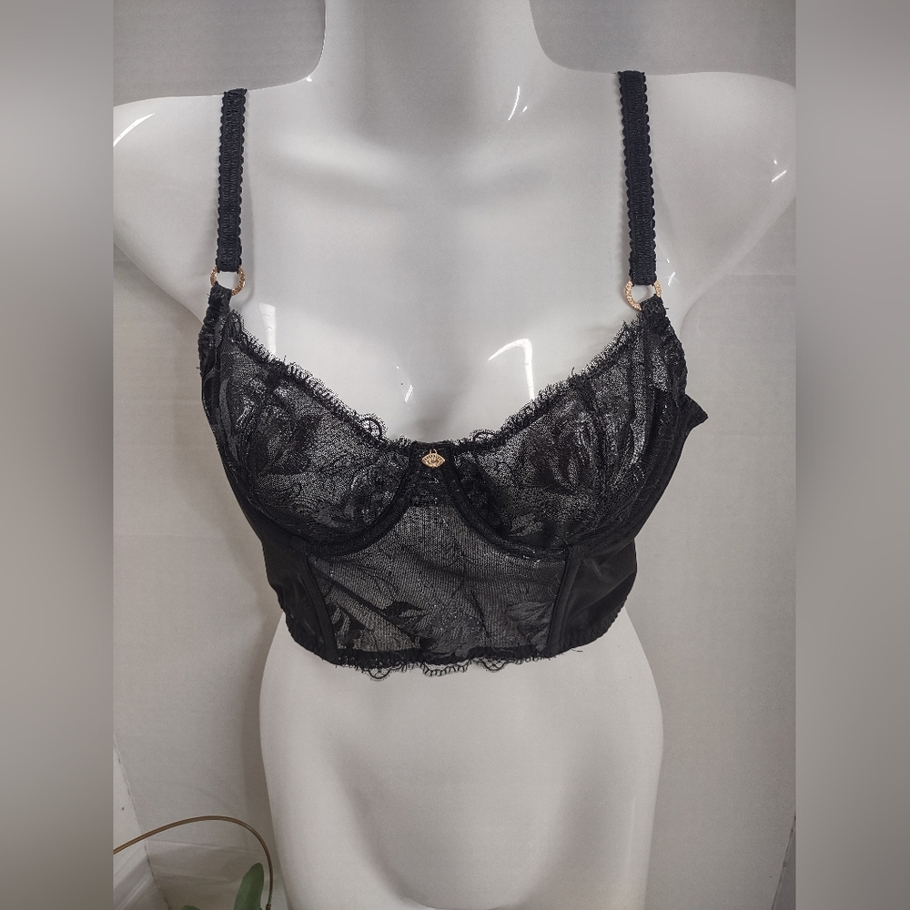 Sofia by Sofia Vergara Black Lace Bra